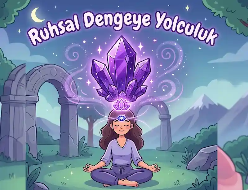 meditasyon yapan kadın ametist taşı hangi çakrayı açar sorusunu yanıtlıyor
